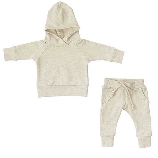 Jersey Neutral Hoodie And Jogger Set (Copy)