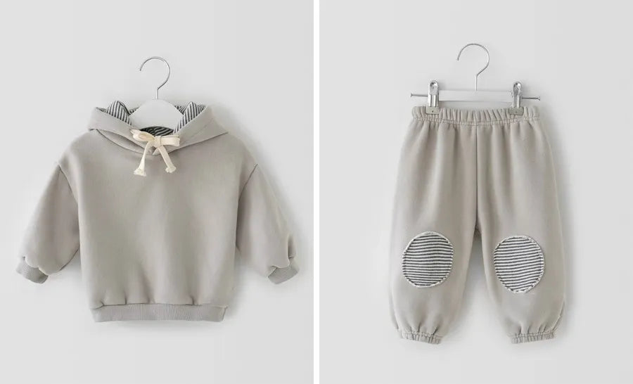 Teddy Neutral Hoodie And Jogger Set (Copy)