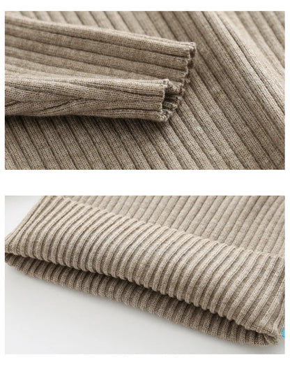 3-Piece Ribbed Knit Set