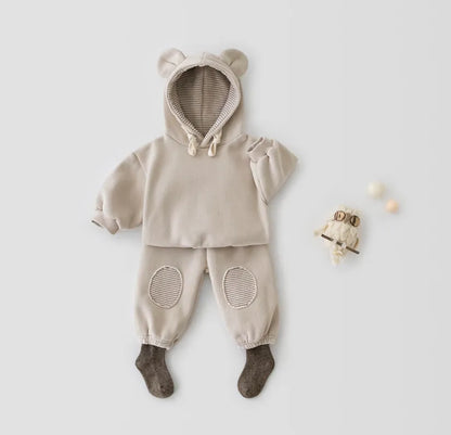 Teddy Neutral Hoodie And Jogger Set (Copy)