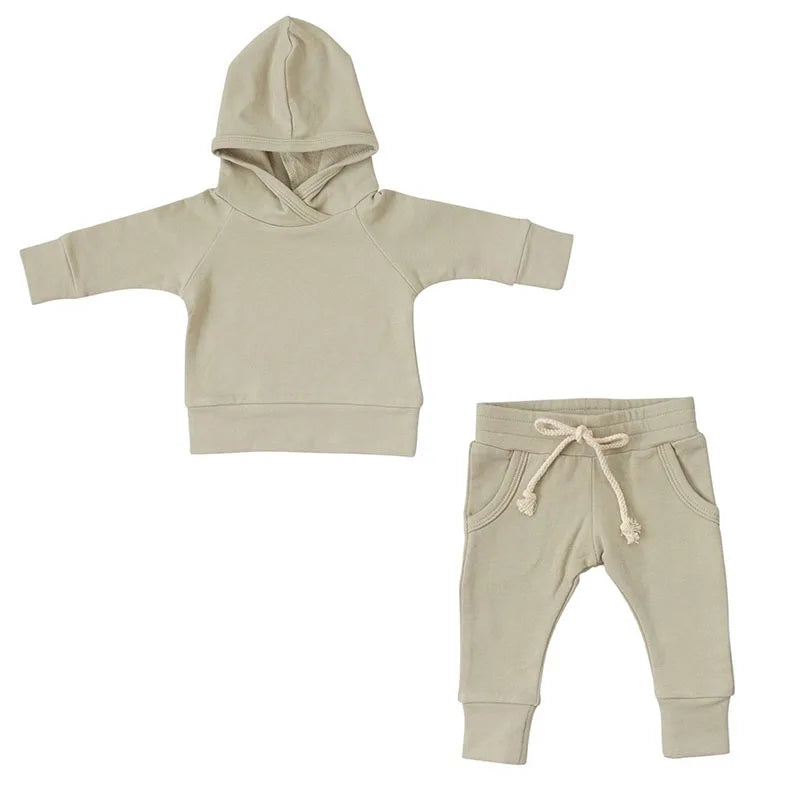 Jersey Neutral Hoodie And Jogger Set (Copy)